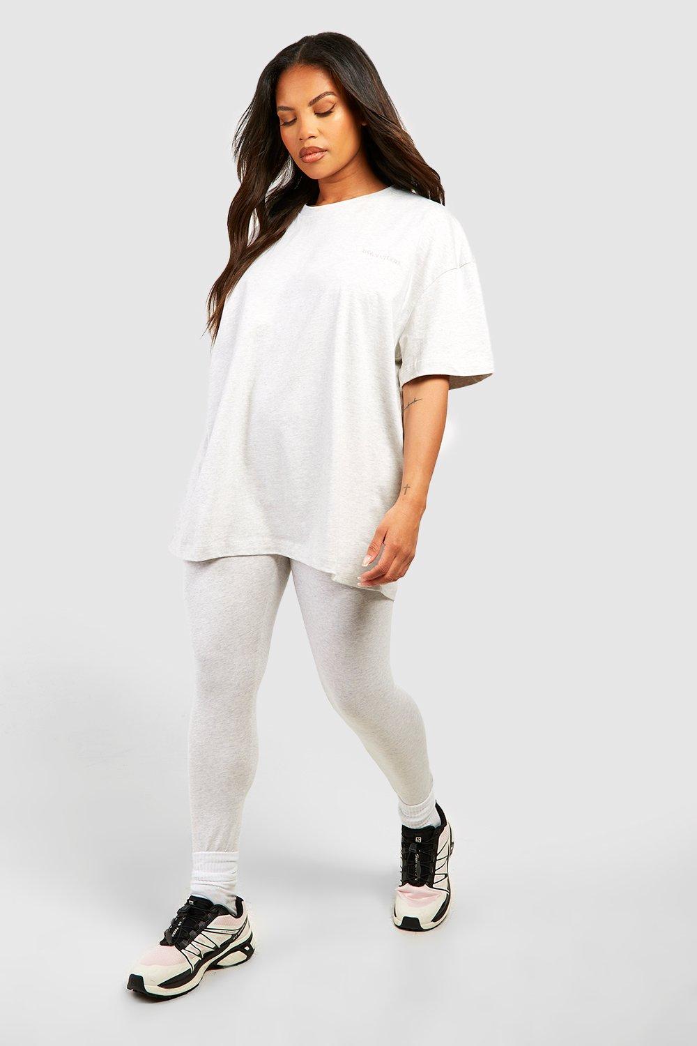 Plus Oversized T-shirt And Legging Set | boohoo USA